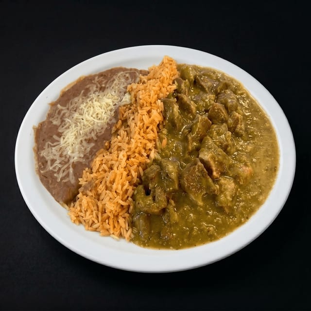 Chile Verde Plate.