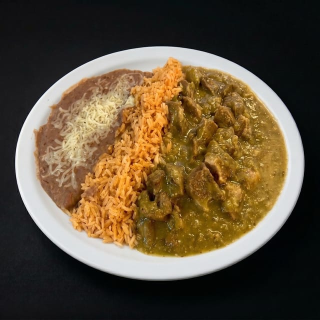 Chile Verde Plate.
