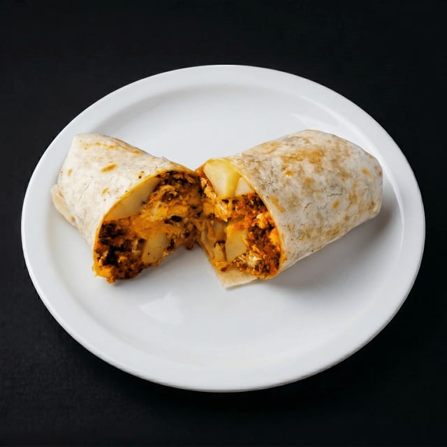 Chorizo, Potatoes & Cheese Burrito.