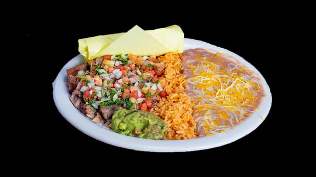 Carnitas Plate.