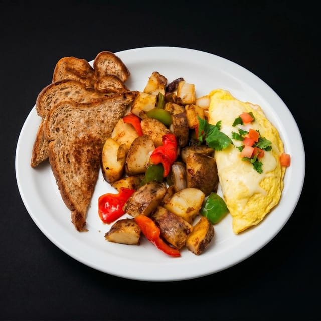 Egg & Cheese Omelette.