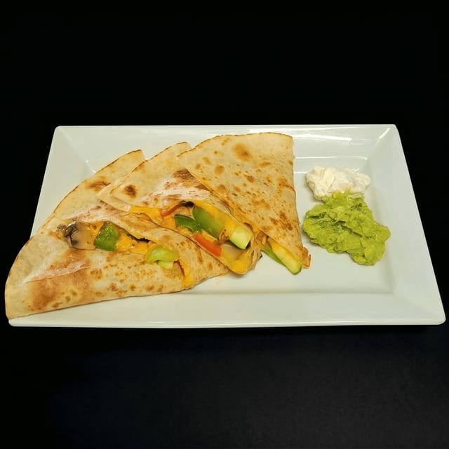 Veggie Quesadilla.