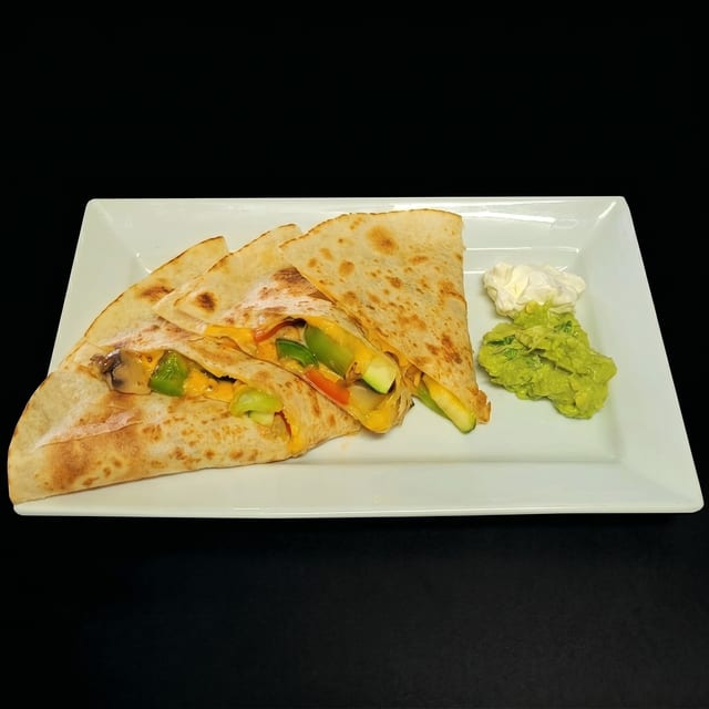 Veggie Quesadilla.