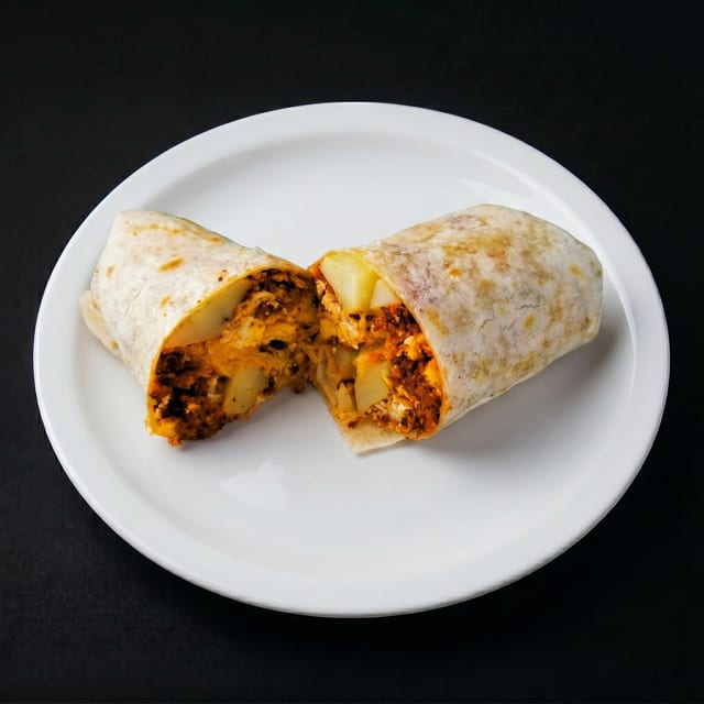 Chorizo, Potatoes & Cheese Burrito.