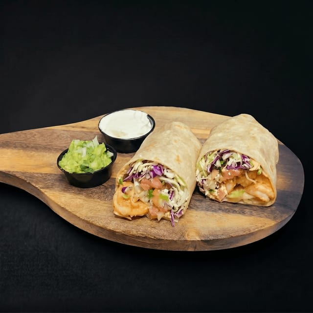 Shrimp or Fish Burrito.