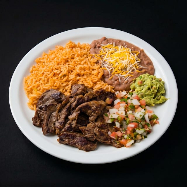 Carne Asada Plate.