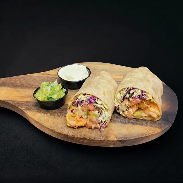Shrimp or Fish Burrito.