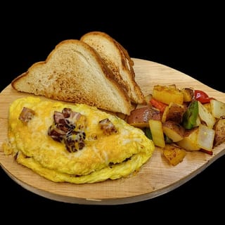 Ham, Bacon, Sausage Omelette