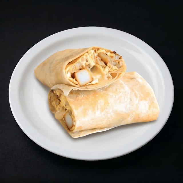 Egg, Cheese & Potato Burrito.